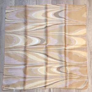 Vintage Baar & Beards Elegant Scarf in Beige and Lavender